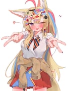 omaru_polka omaru_polka_(school_uniform) (hololive) drawn by tepenchi