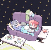 debidebi_debiru yuzuki_roa yuzuki_roa_(1st_costume) (nijisanji) drawn by oshake