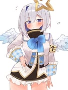 amane_kanata amane_kanata_(1st_costume) (hololive) drawn by tepenchi