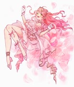 sakura_miko sakura_miko_(flower_fantasista!) (hololive) drawn by sonnamonaka