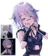 koseki_bijou koseki_bijou_(casual) lapwing_(vrchat) (hololive hololive_english vrchat) drawn by advarcher