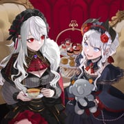 levi_elipha levi_elipha_(5th_costume) levizou sanya_(1st_costume)_(nijisanji) sanya_(nijisanji) (nijisanji) drawn by encha