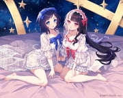 aiba_uiha yorumi_rena (nijisanji) drawn by kutori_pan'ya