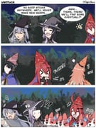 elizabeth_rose_bloodflame nerissa_ravencroft rosarian_(elizabeth_rose_bloodflame) shiori_novella takanashi_kiara vestia_zeta (hololive hololive_english hololive_indonesia) drawn by oguma_shiro